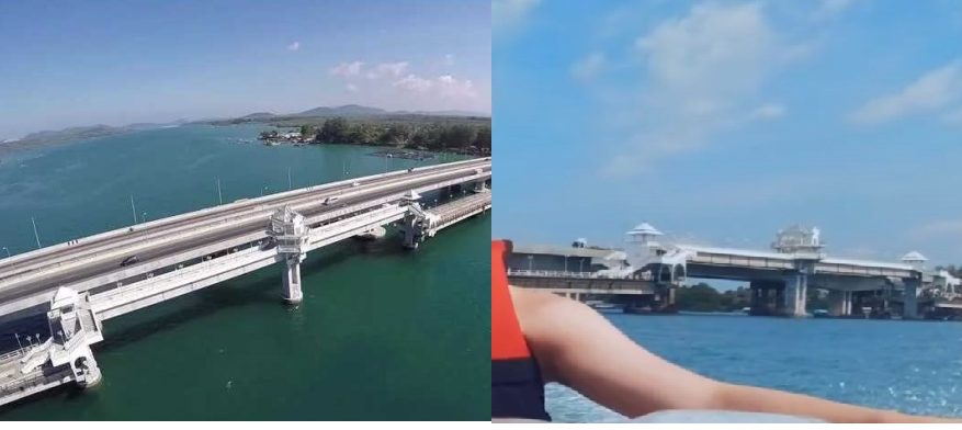 プーケット島のサラシン橋の比較画像
